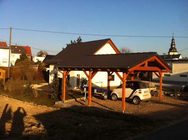 Doppelcarport Satteldach (Carports)
