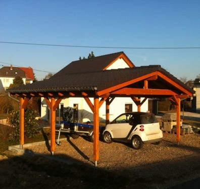 Doppelcarport Satteldach